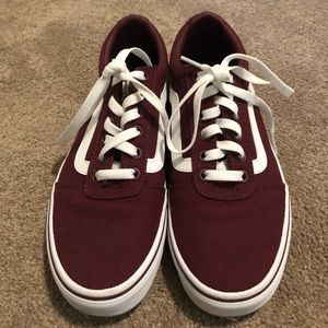 Burgundy Old Skool Vans